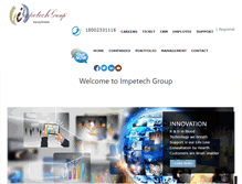 Tablet Screenshot of impetechgroup.com